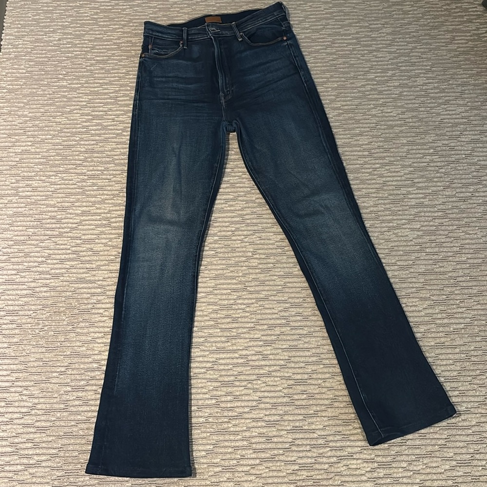 MOTHER Midnight Blue Flare Jeans